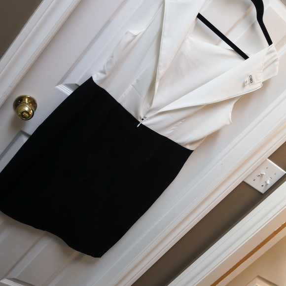 Cato Black & White Dress, sz 14-16 - Picture 5 of 6
